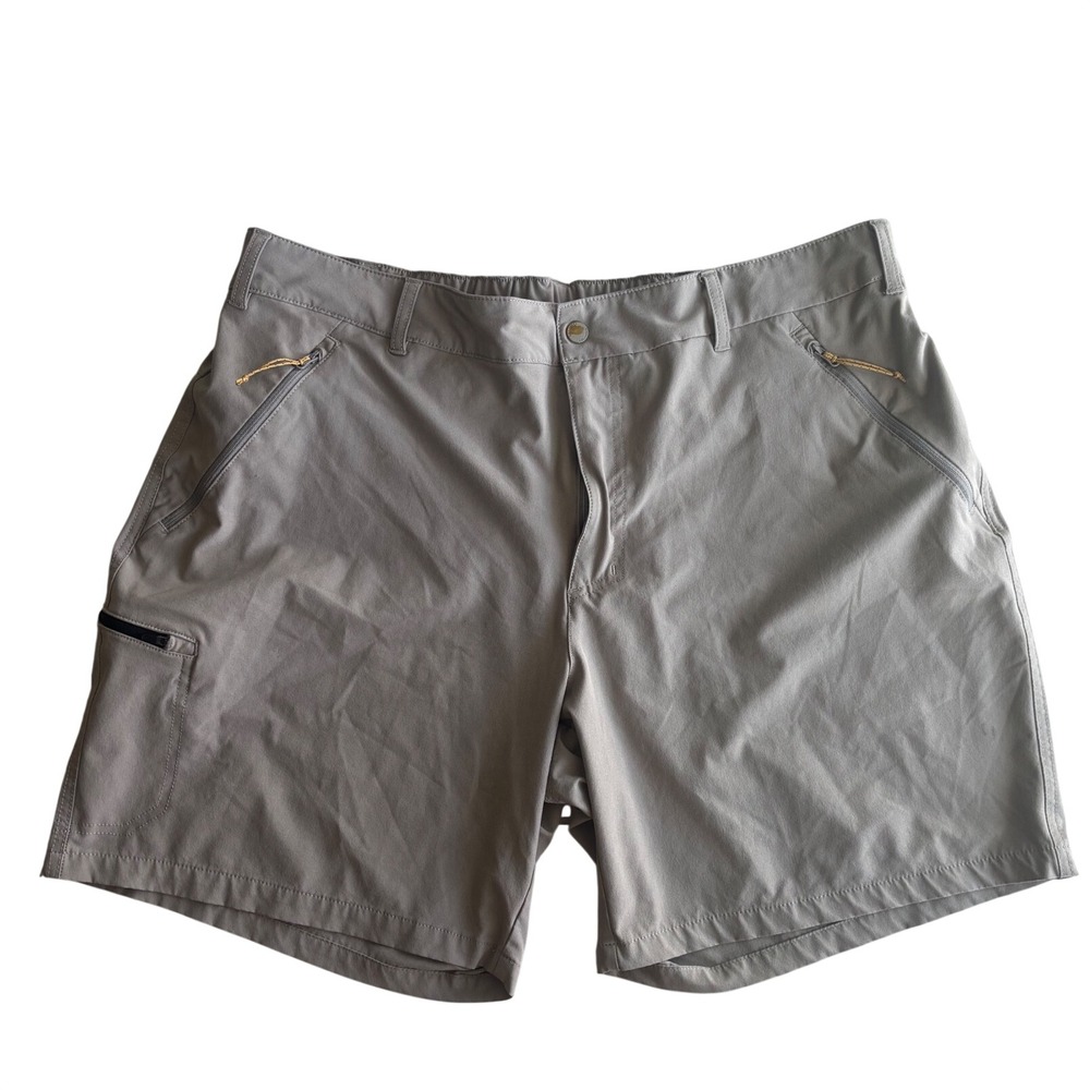 Columbia Mens Hiking Utility Shorts Sz 40 Stretch Cargo Pockets Outdoor Gorpcore